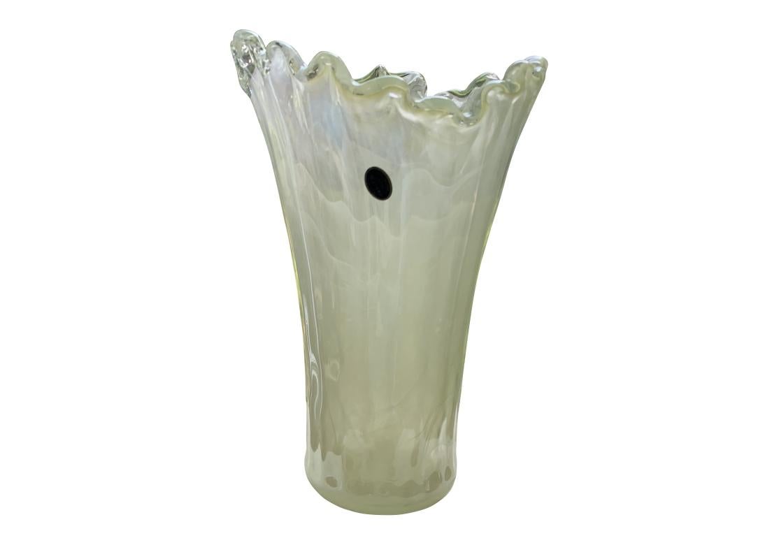 Vaso grande in vetro artistico Arte Murano in vendita 4