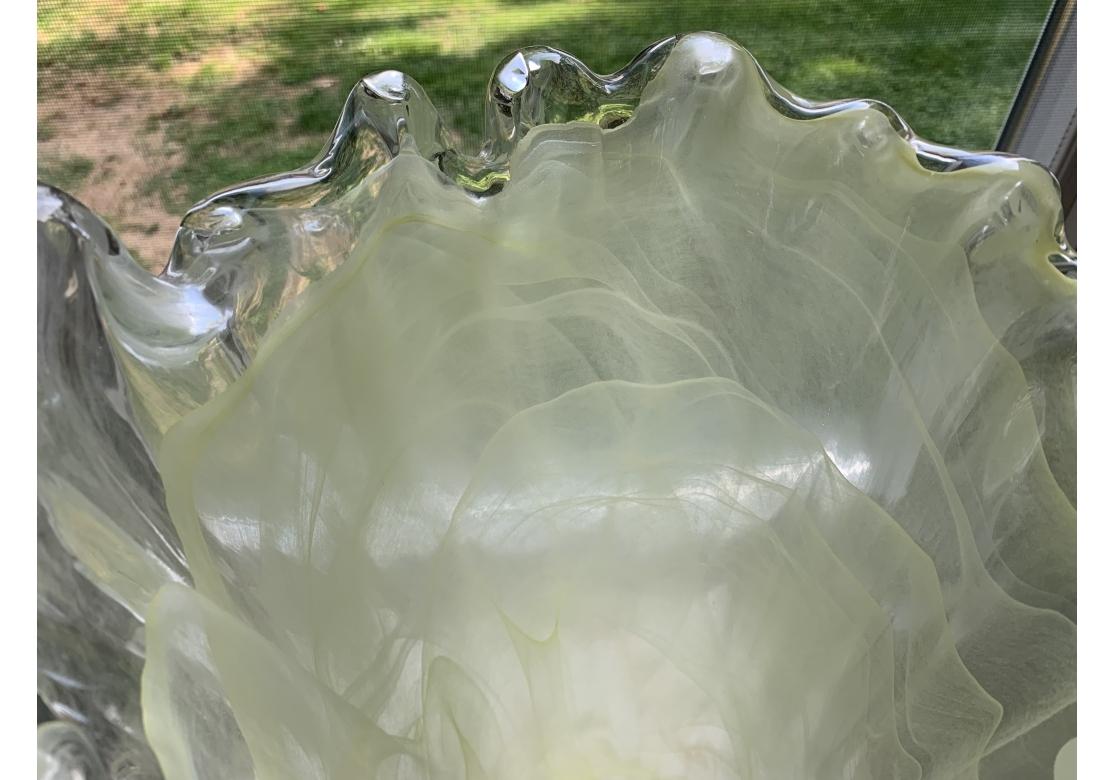Vaso grande in vetro artistico Arte Murano in vendita 5