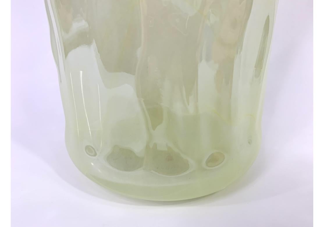 Fatto a mano Vaso grande in vetro artistico Arte Murano in vendita