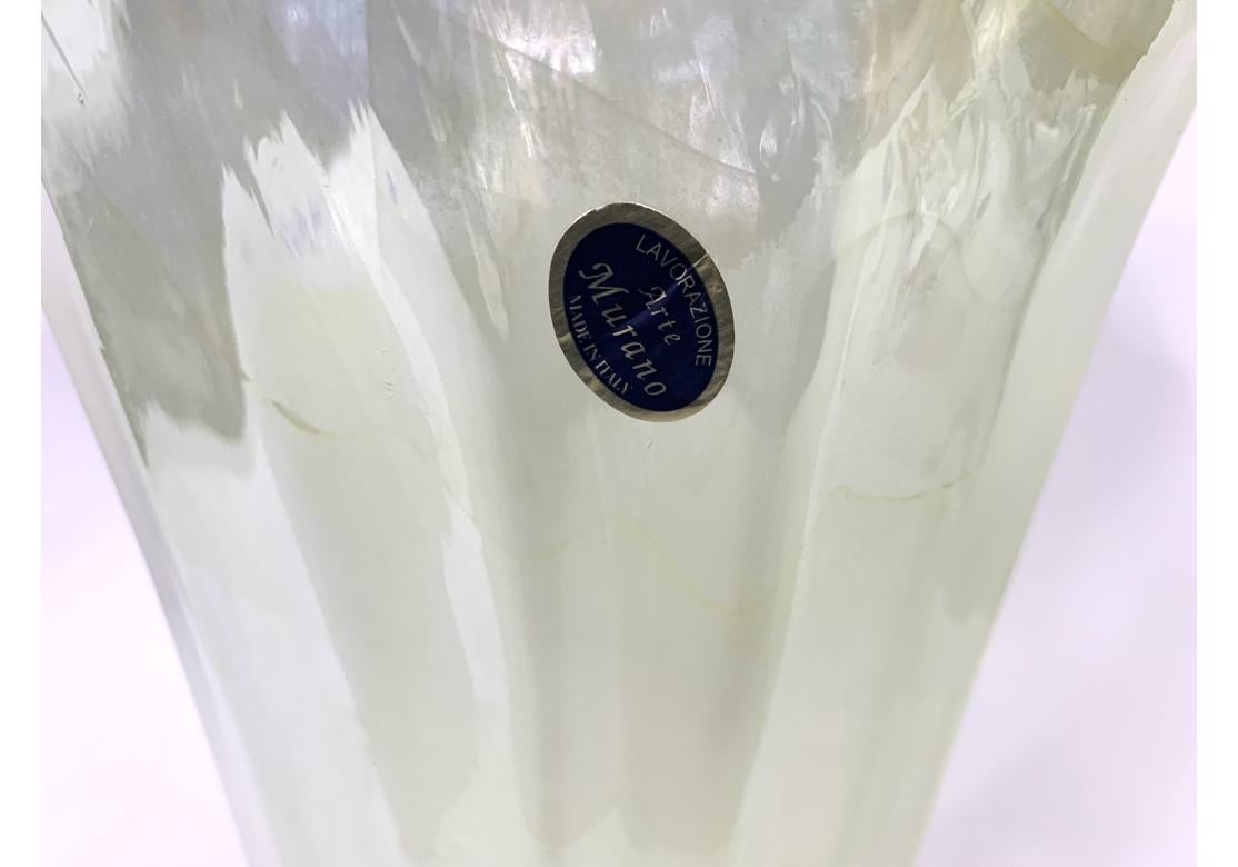 Vaso grande in vetro artistico Arte Murano in vendita 1