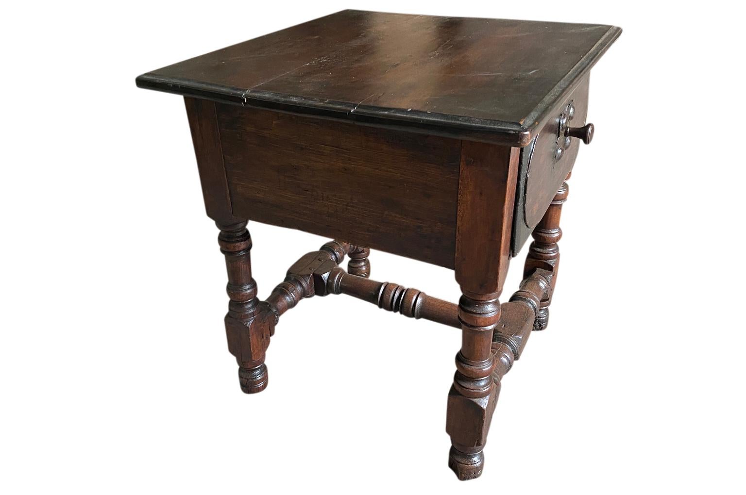 18th Century and Earlier Arte Populaire French 18th Century Side Table For Sale