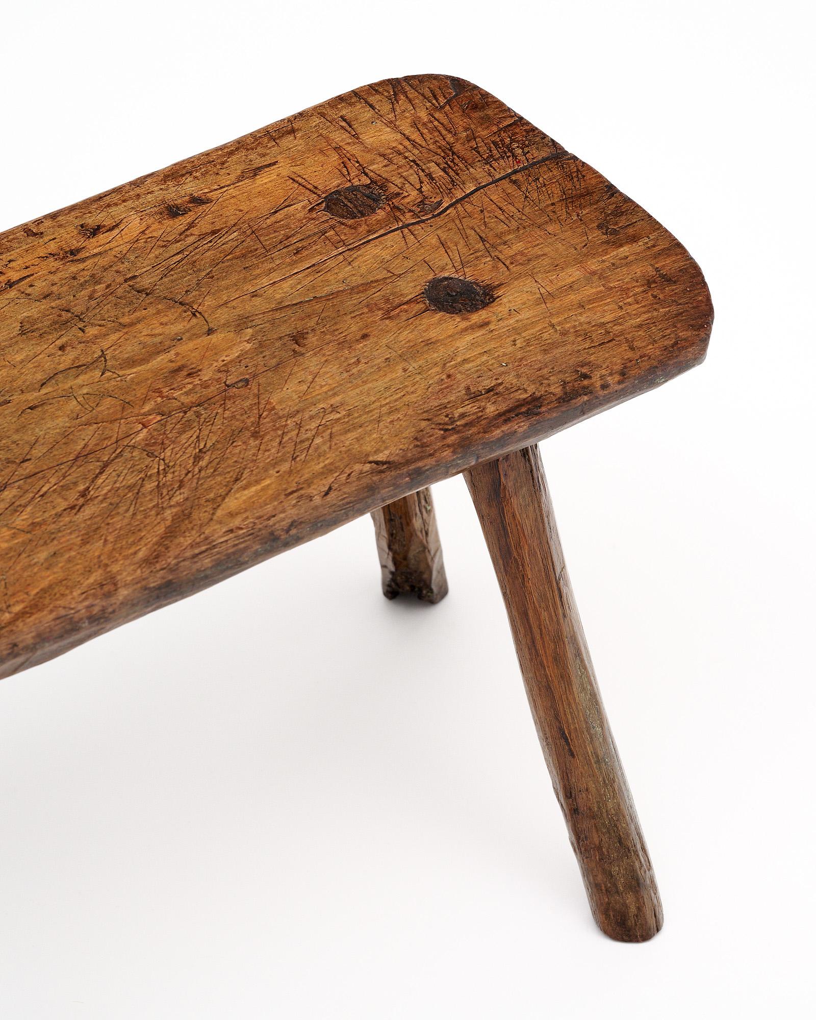 Taburete antiguo italiano Arte Povera Italiano en venta