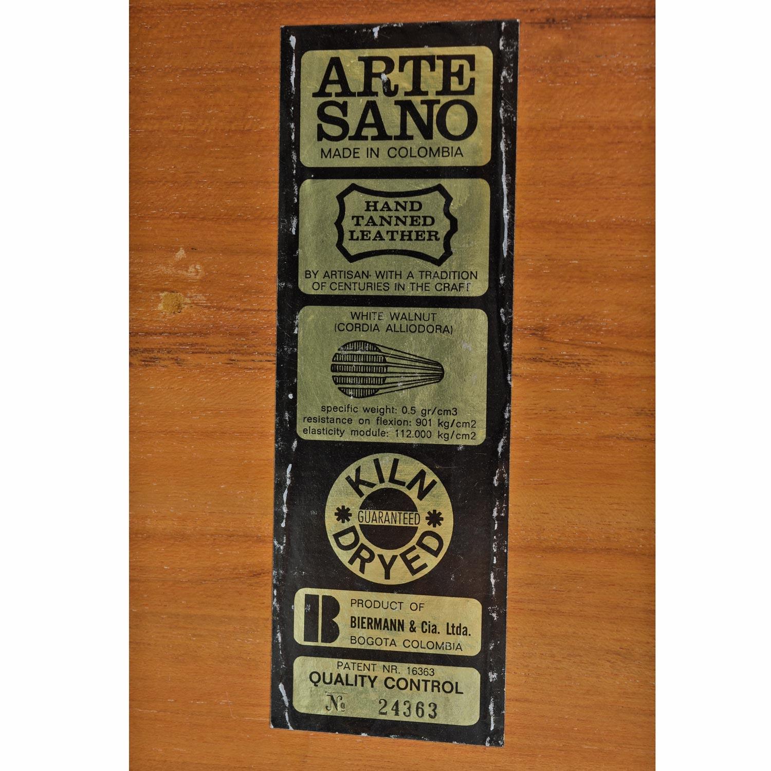 Mid-20th Century Arte Sano White Walnut 