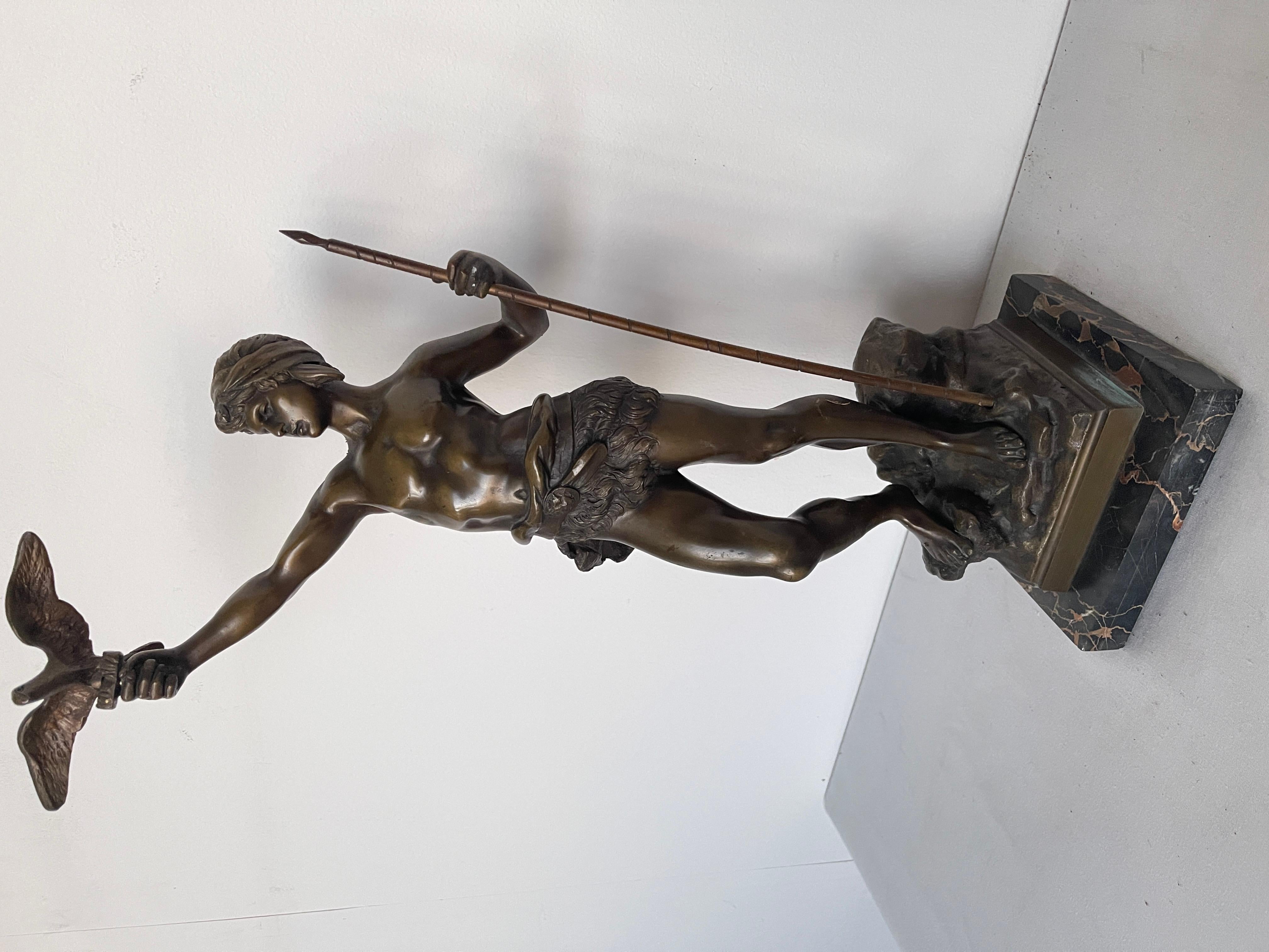 Italian Arte scultorea greca in bronzo anni '80 in vendita