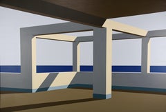 Arteaga IV de Jurriaan Molenaar Acrylique sur lin 120 × 150 cm - 47.2 × 59.1 in.