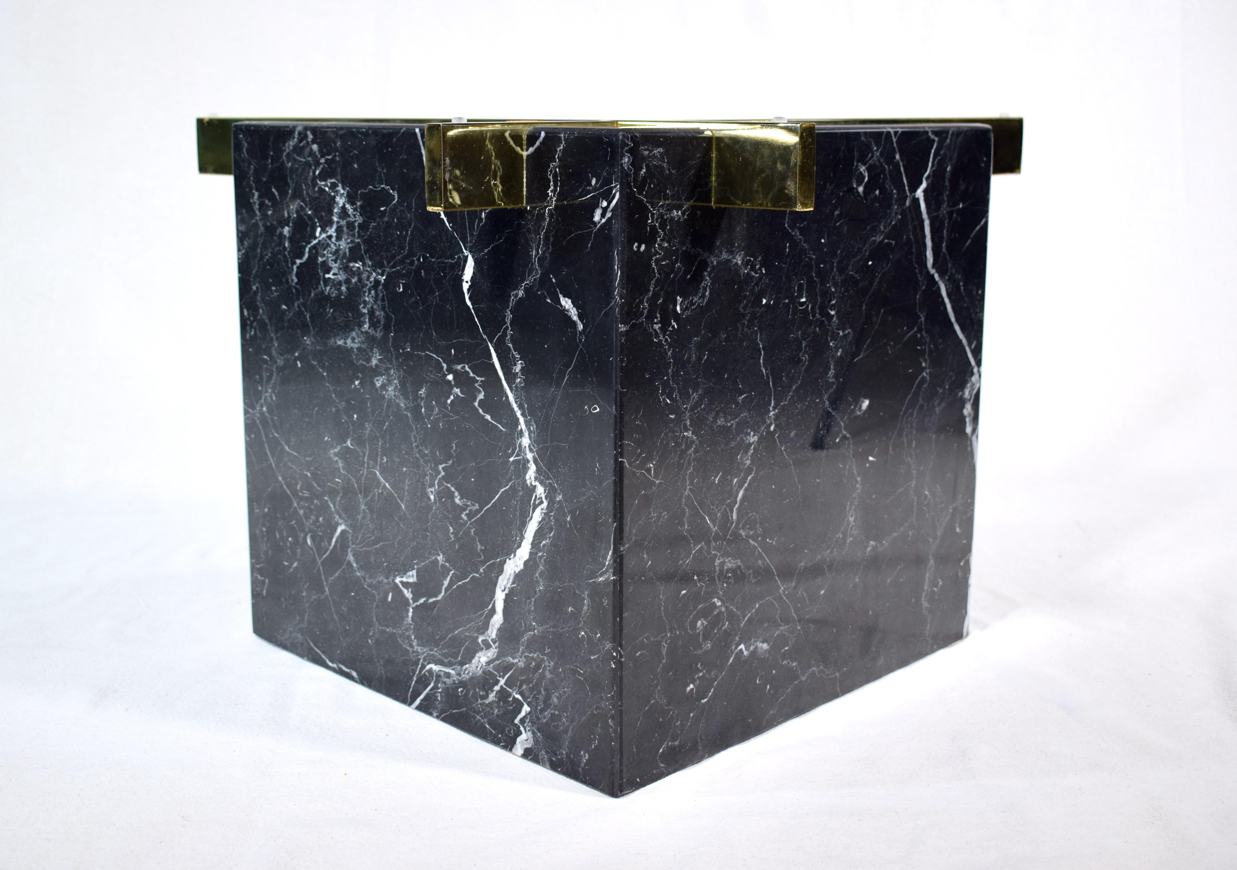 Artedi Nero Marble Coffee or Cocktail Table, Italy 2