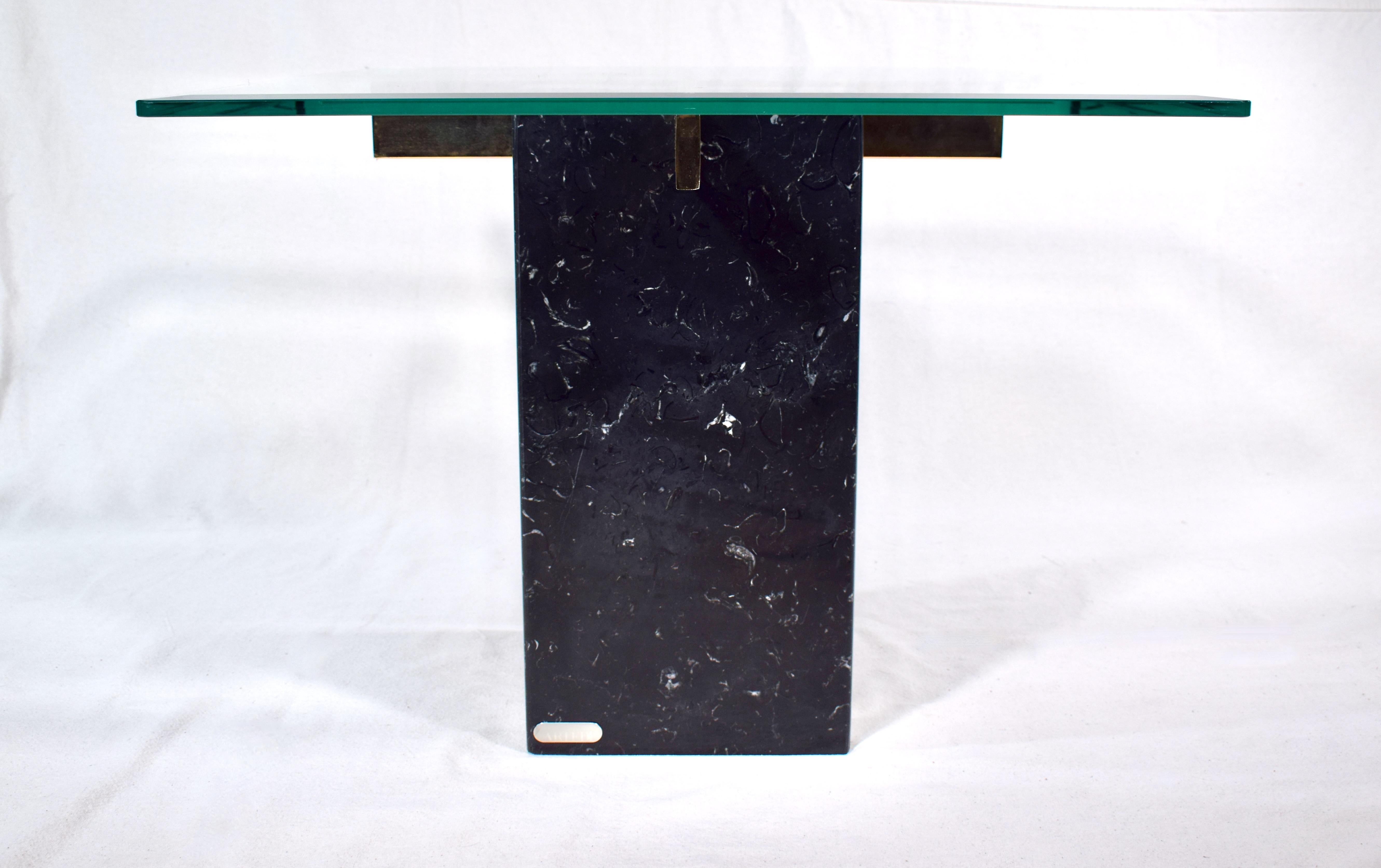 Artedi Nero Marble End or Side Tables, Italy 2