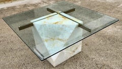 Artedi Onyx Coffee Table Italian 1970s