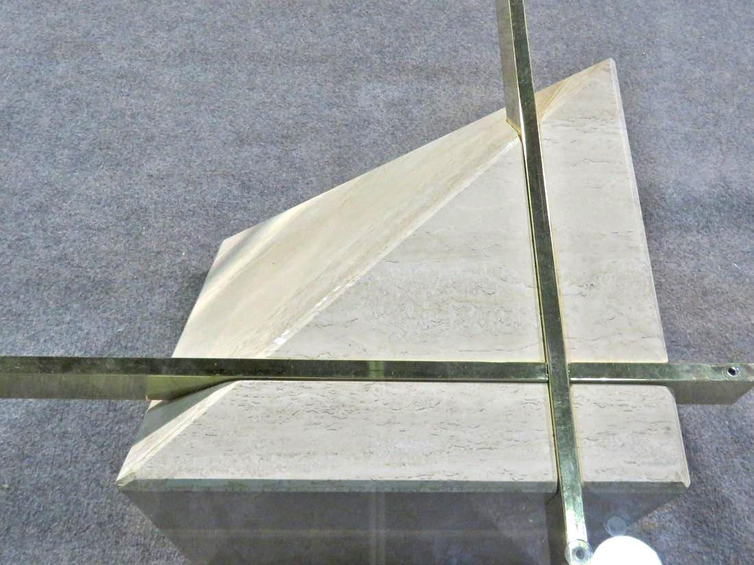 Mid-Century Modern Table à base en pierre Artedi en vente