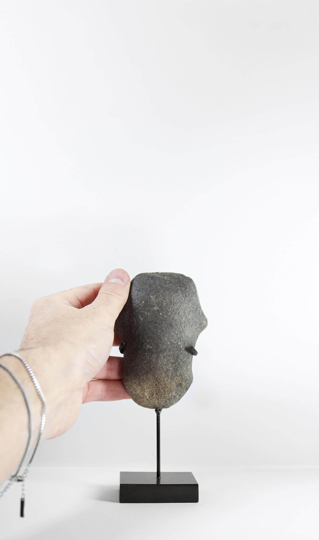 Hand-Carved Artefact Extraordinary Neolithic Stone Art For Sale