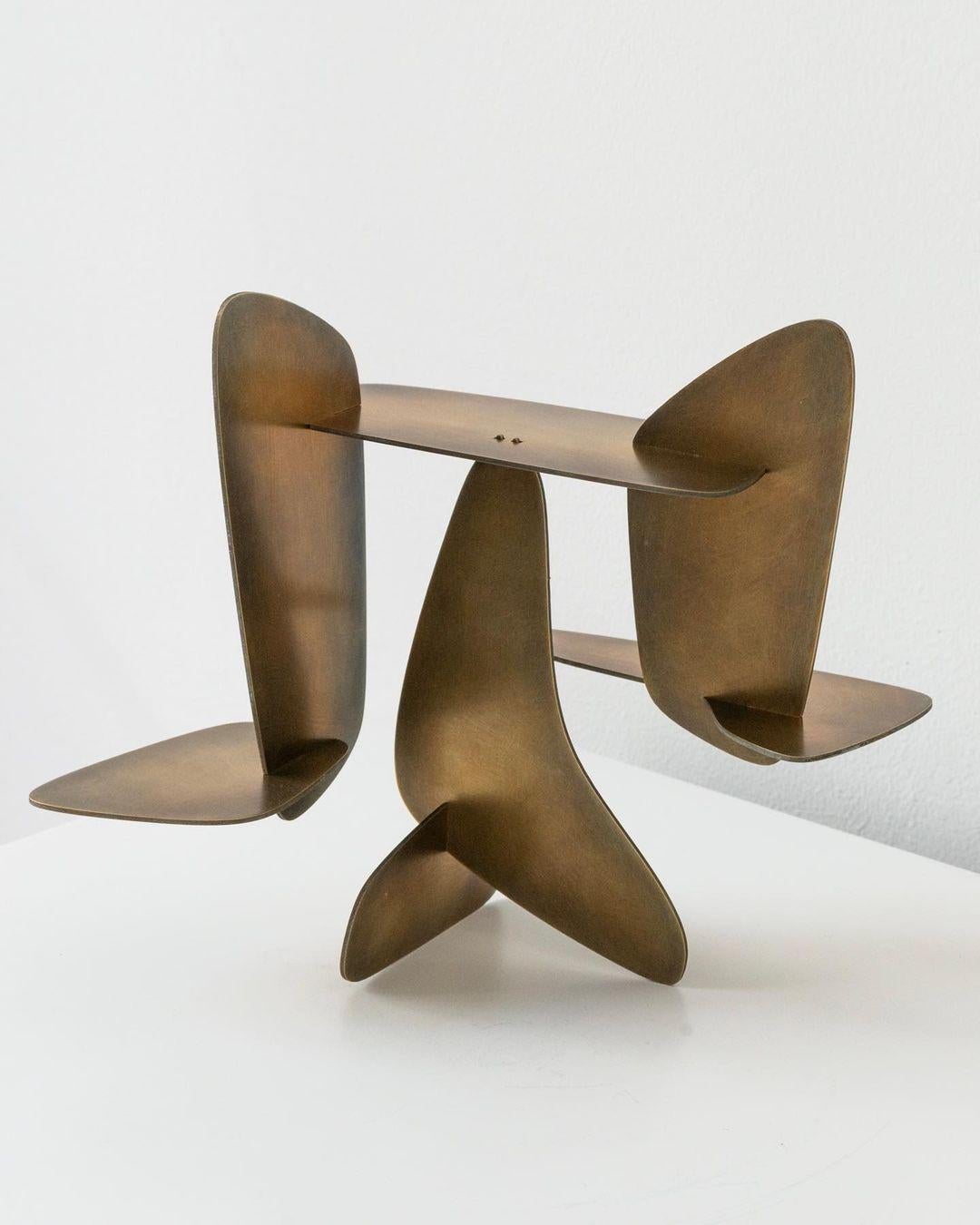 Artefacto 04 by Federico Stefanovich
Dimensions: D 15 x W 22 x H 19 cm.
Material: Brass.
Available in a larger size: D 25 x W 36 x H 32 cm.

Federico Stefanovich presents himself as a designer of furniture, accessories and lighting, who responds to