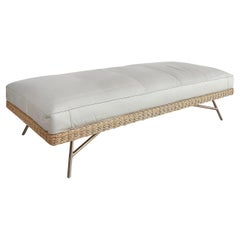 Artefacto Indiana Leather Bench by Patricia Anastassiadis