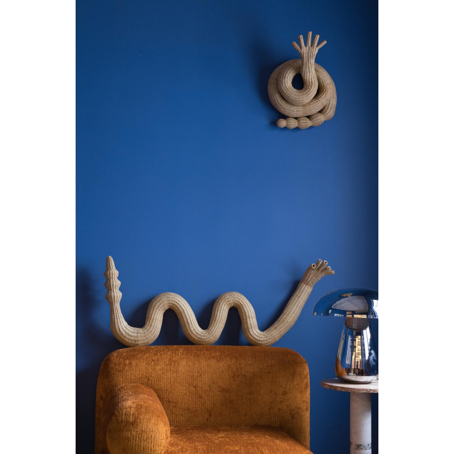 Artefacto Serpiente 2 Decoración de pared de Lørdag & Søndag Mimbre en venta