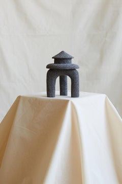 Artefacto « Volcanic Rock LS III », sculpture de collection, fabriquée à la main au Mexique