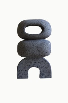 Artefacto Volcanic Rock LS V, sculpture de collection, fabriquée à la main au Mexique