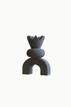 Artefacto Volcanic Rock LS VI, Collectible Sculpture, Hand-crafted in Mexico