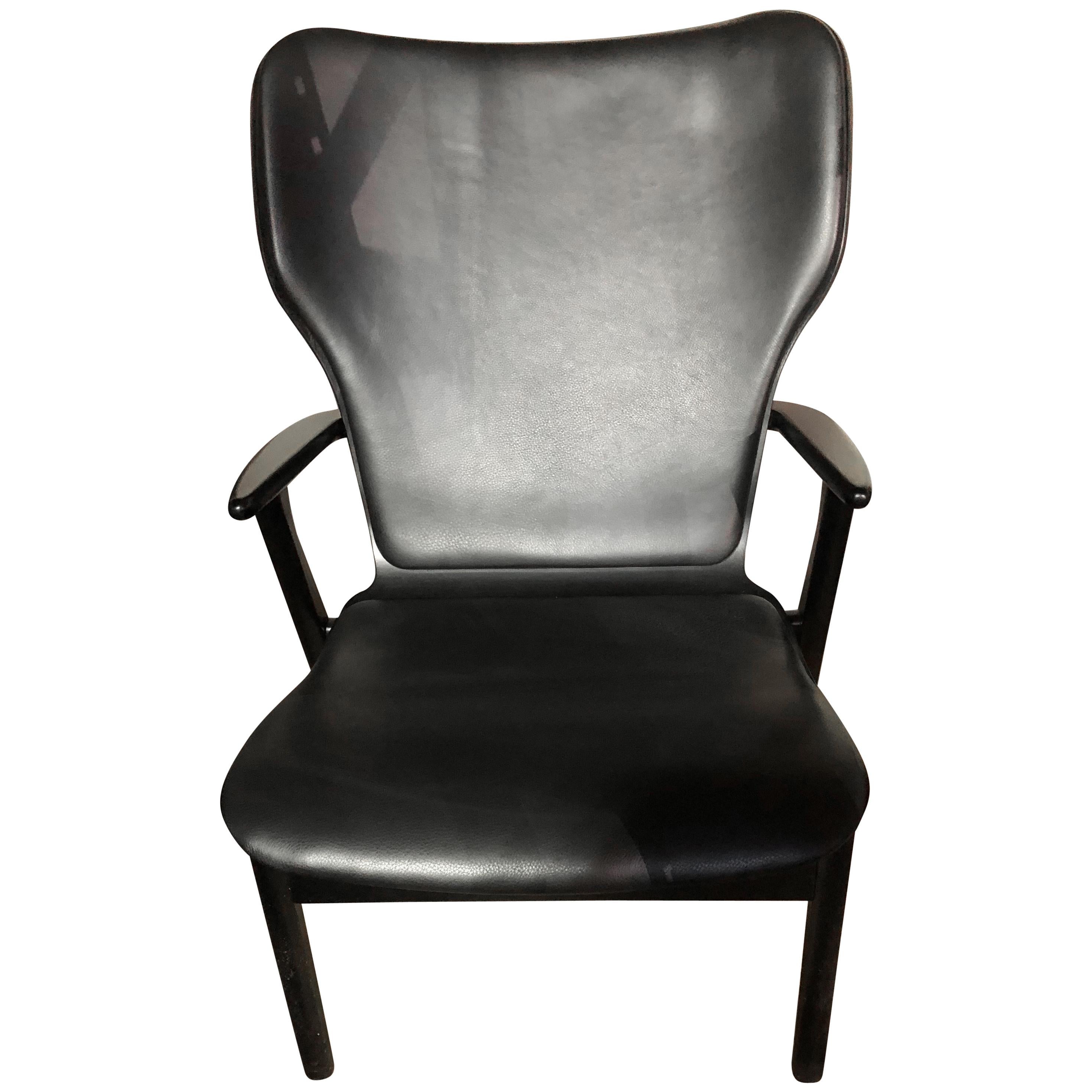 Artek Black Domus Lounge Chair