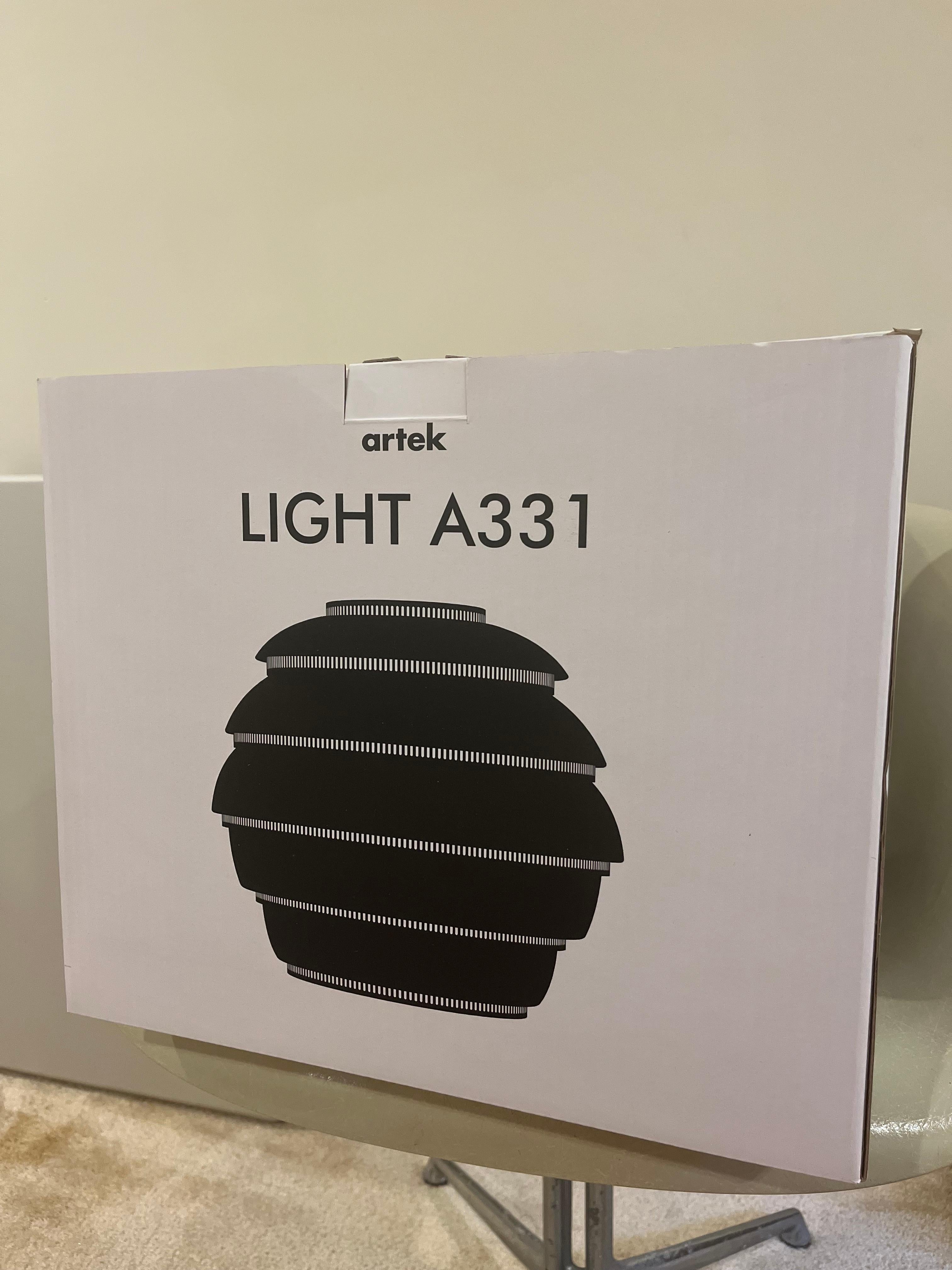 Artek Pendant Light A331 “Beehive“ by Alvar Aalto (New in Box) For Sale 3