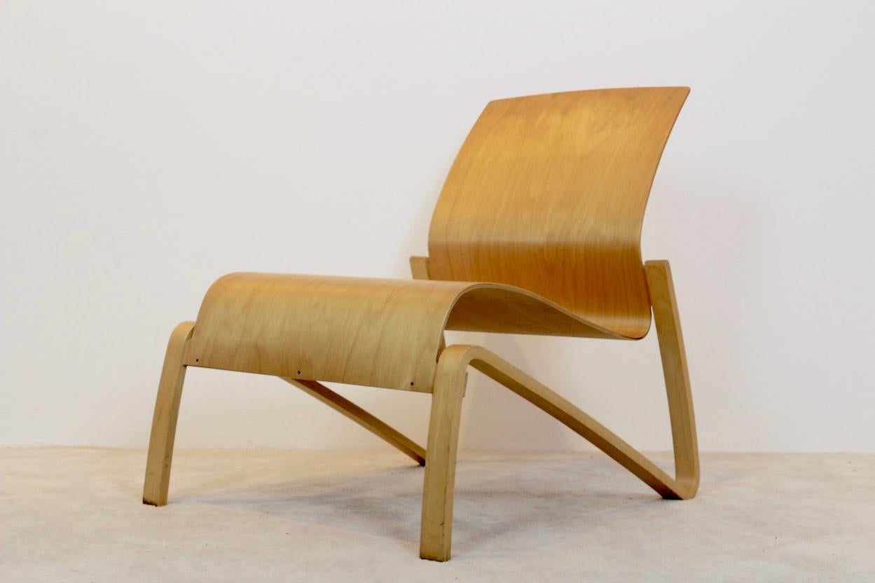 Artek Plywood Nandin Lounge Chair by Hans Peter Weidmann In Good Condition In Voorburg, NL