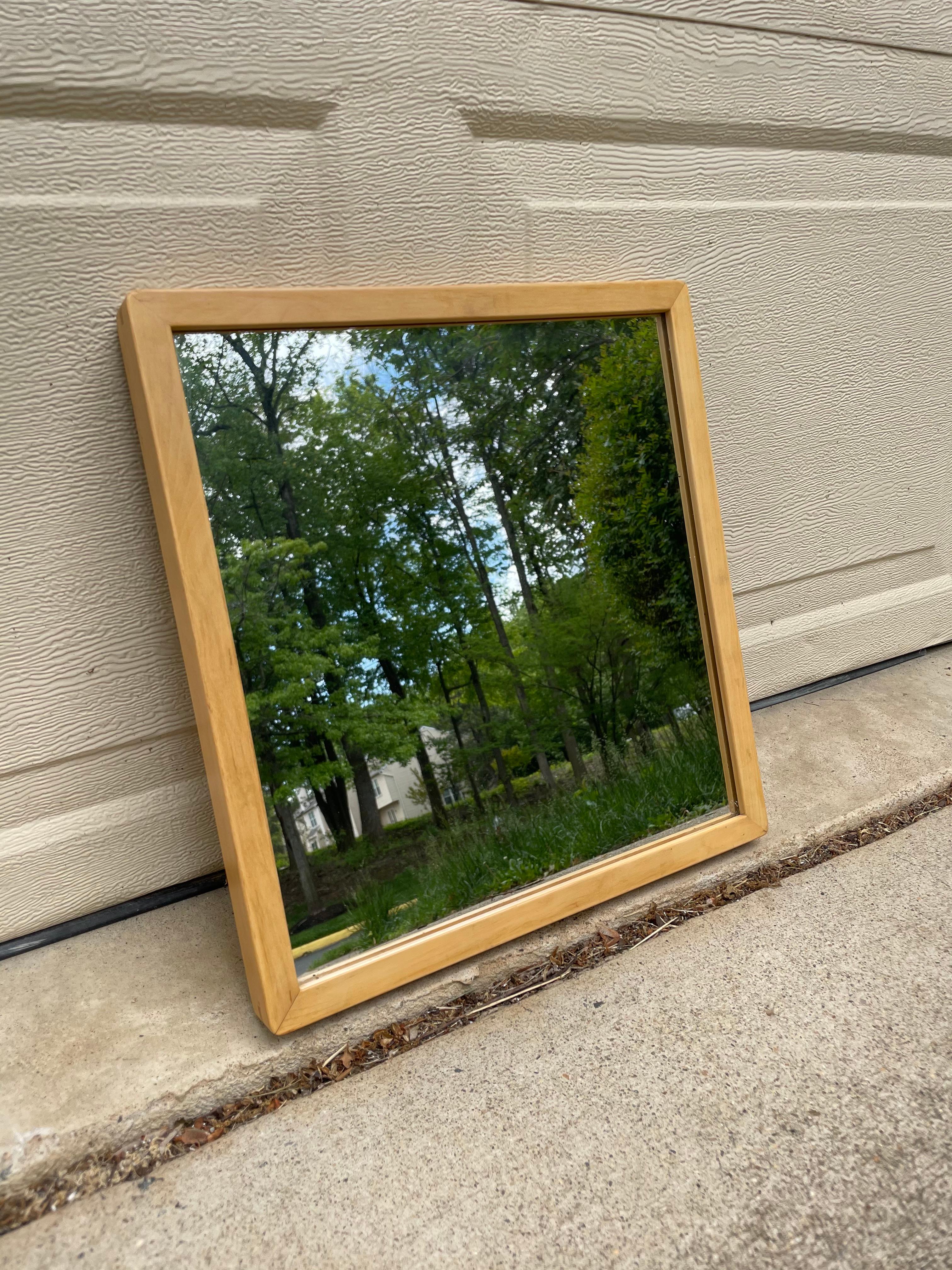 Mid-Century Modern Artek Small Aalto Mirror by Alvar Aalto