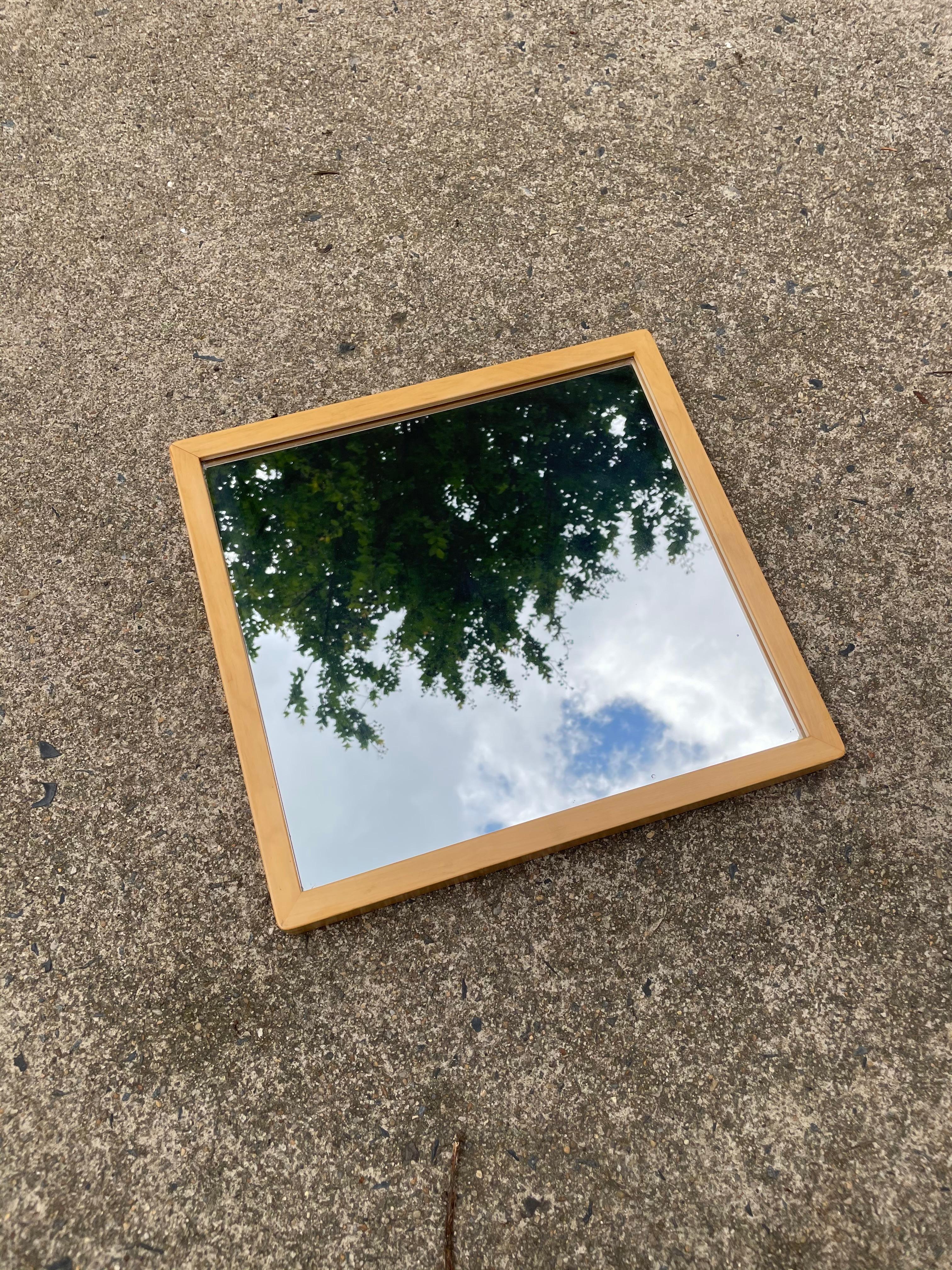 Finnish Artek Small Aalto Mirror by Alvar Aalto
