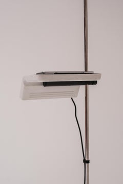 Arteluce Chrome floorlamp Designed by Bruno Gecchelin Model 1105