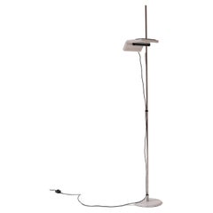 Arteluce Chrome floorlamp Designed by Bruno Gecchelin Model 1105