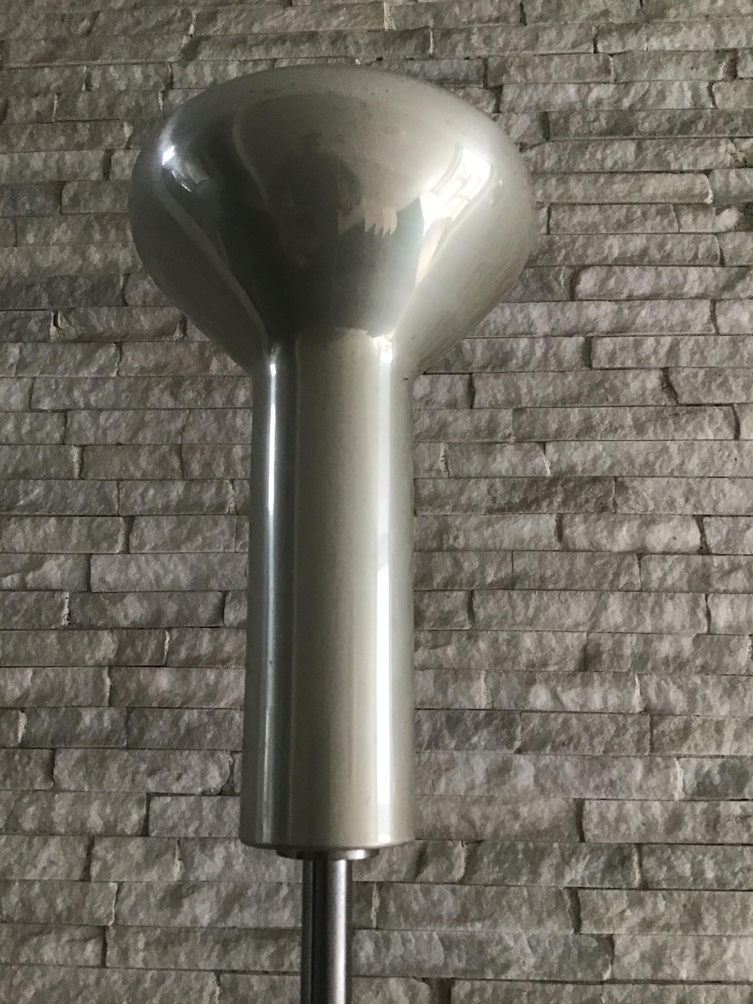 Other Arteluce Gino Sarfatti Floor Lamp Mod 1073 Aluminum, 1956, Italy For Sale