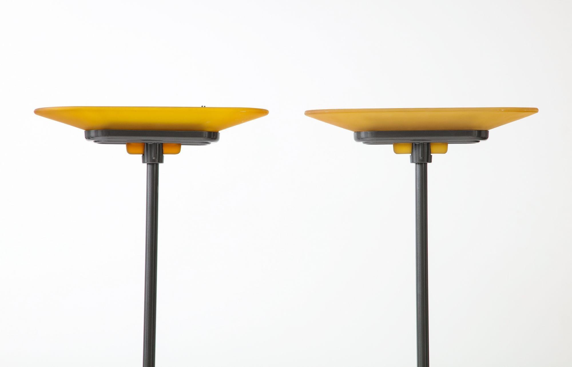 Perry King, Santiago Miranda and Gianluigi Arnaldi for Arteluce Italian Modern pair of 