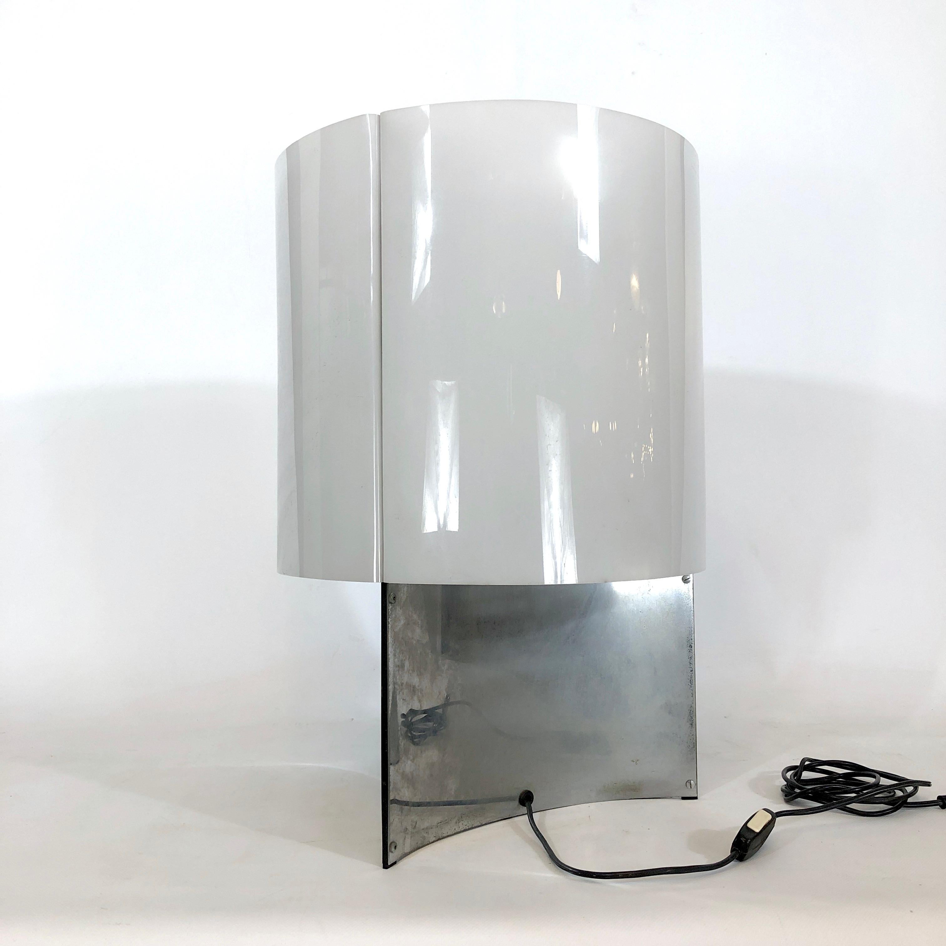 Mid-Century Modern Arteluce, Model 526G Table Lamp by Massimo Vignelli from 60s For Sale