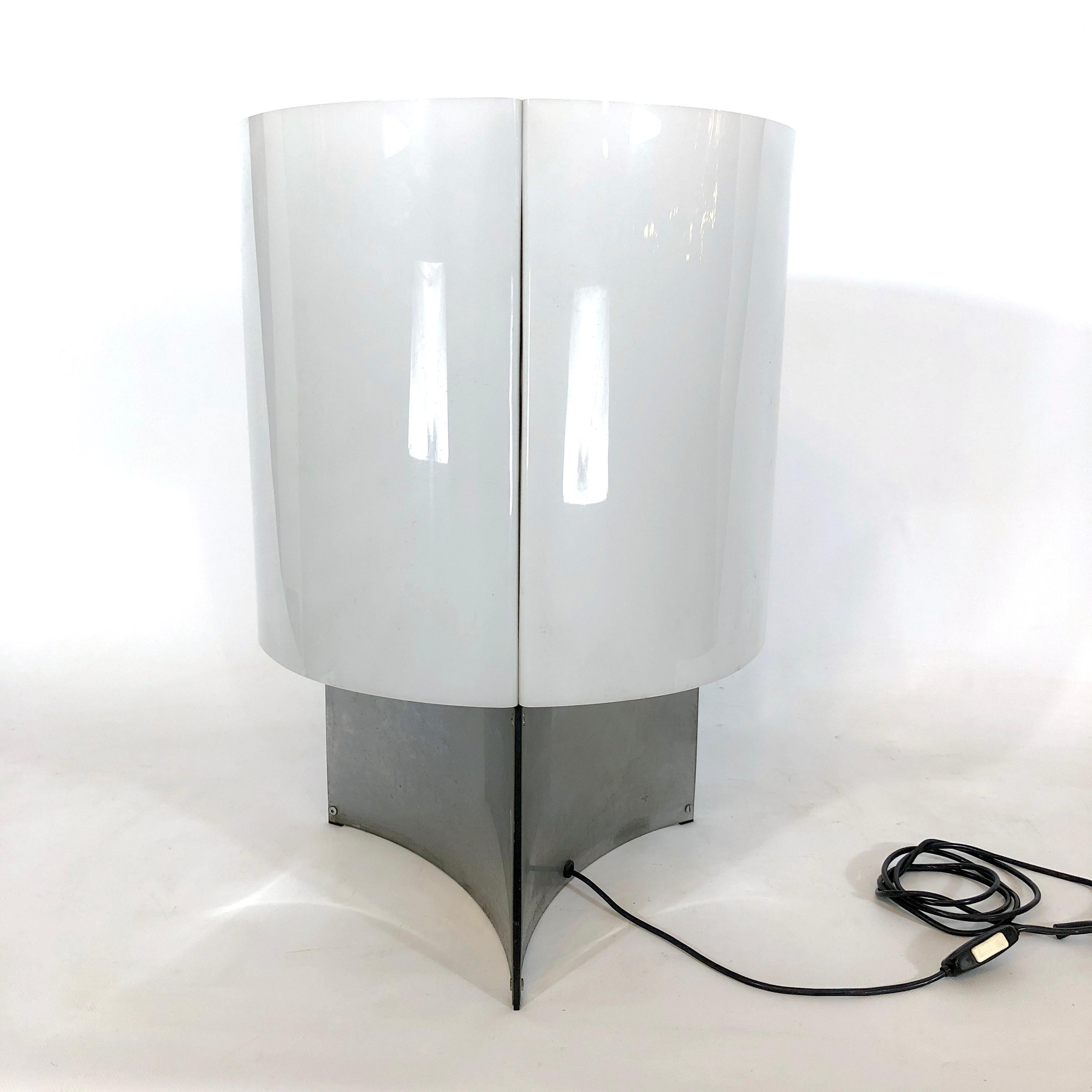 Italian Arteluce, Model 526G Table Lamp by Massimo Vignelli from 60s For Sale