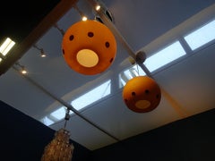 Arteluce Muranoglas Gelb 'Halloween' Anhänger Rodolfo Dordoni um 1970 Artemide