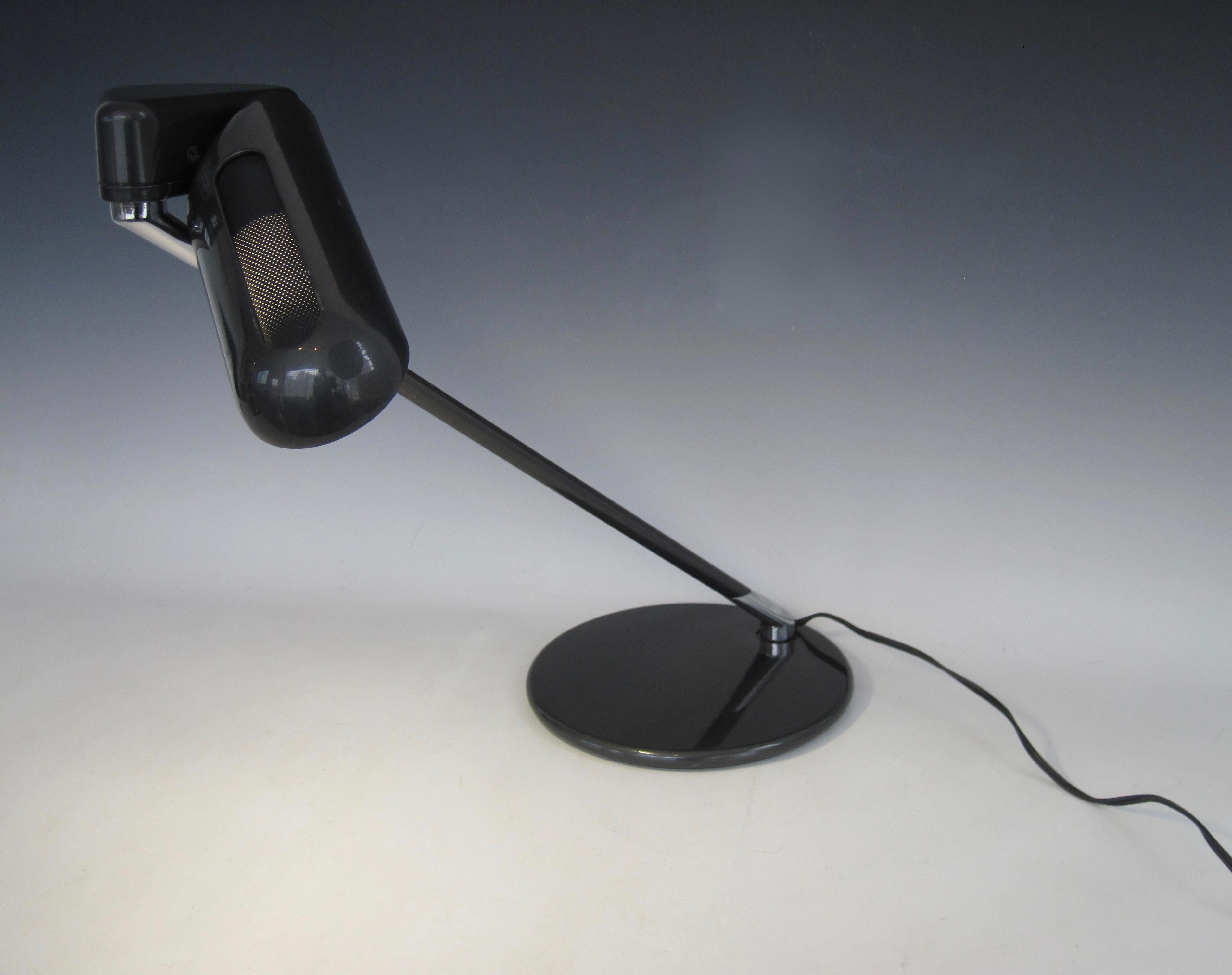 Metal Arteluce Table Lamp Model A400 by Bruno Gecchelin, 1970s For Sale