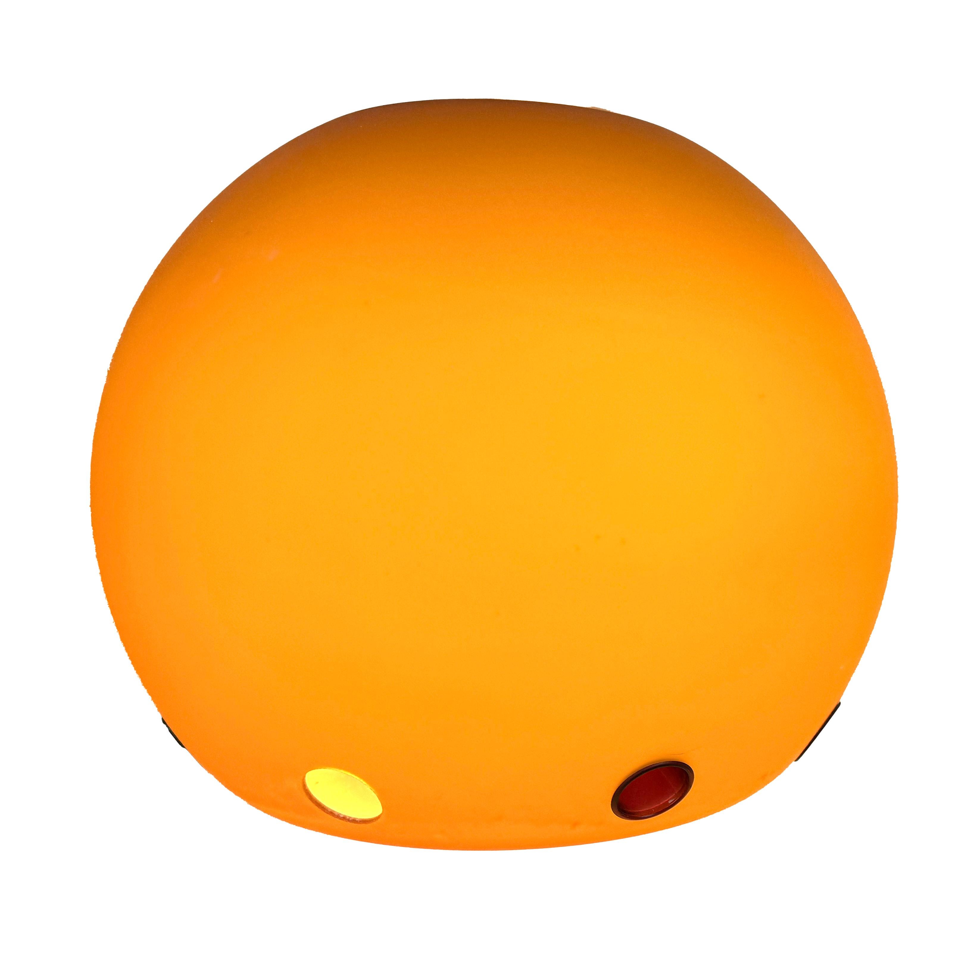 Arteluce Pendentif en verre orange chaud 