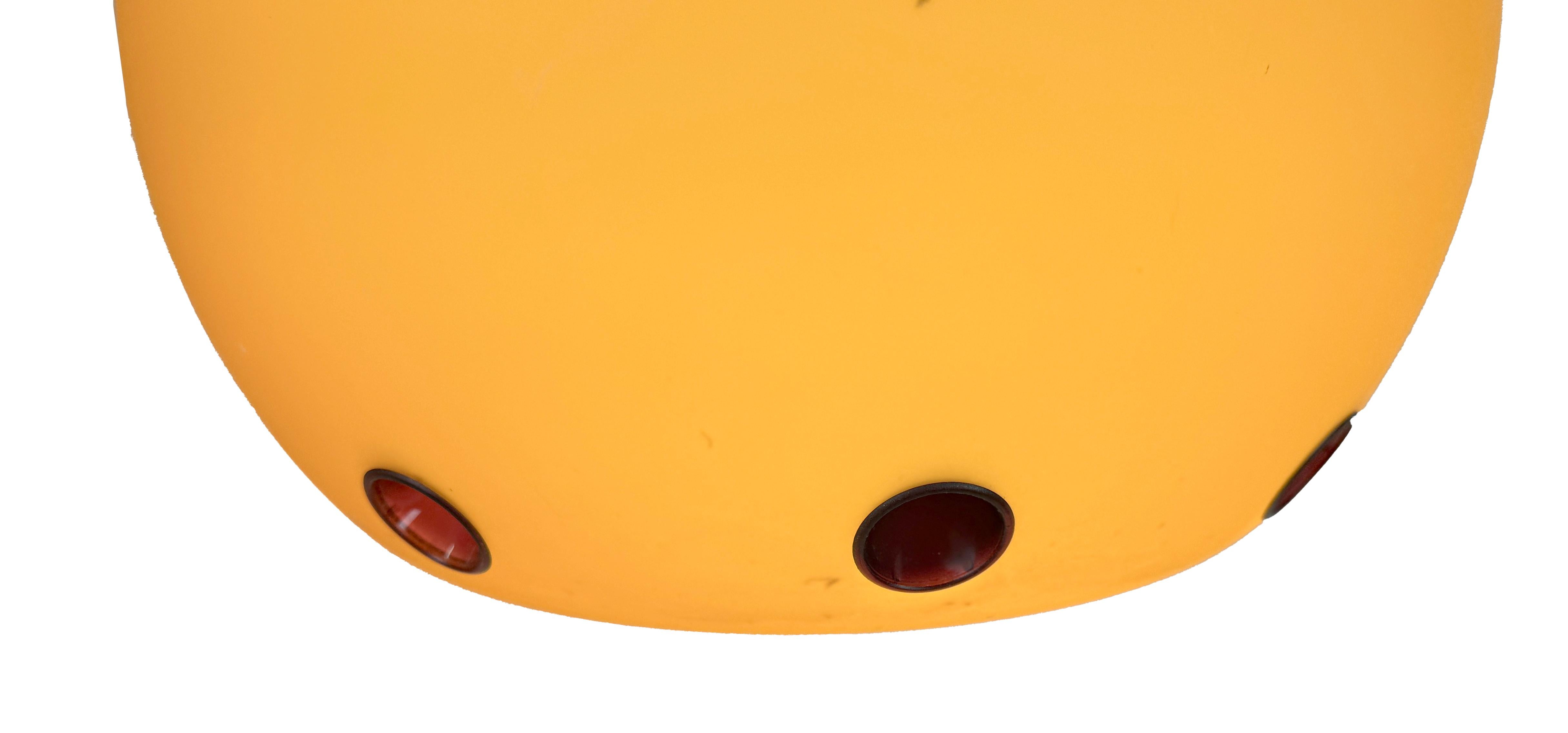 Dépoli Arteluce Pendentif en verre orange chaud 