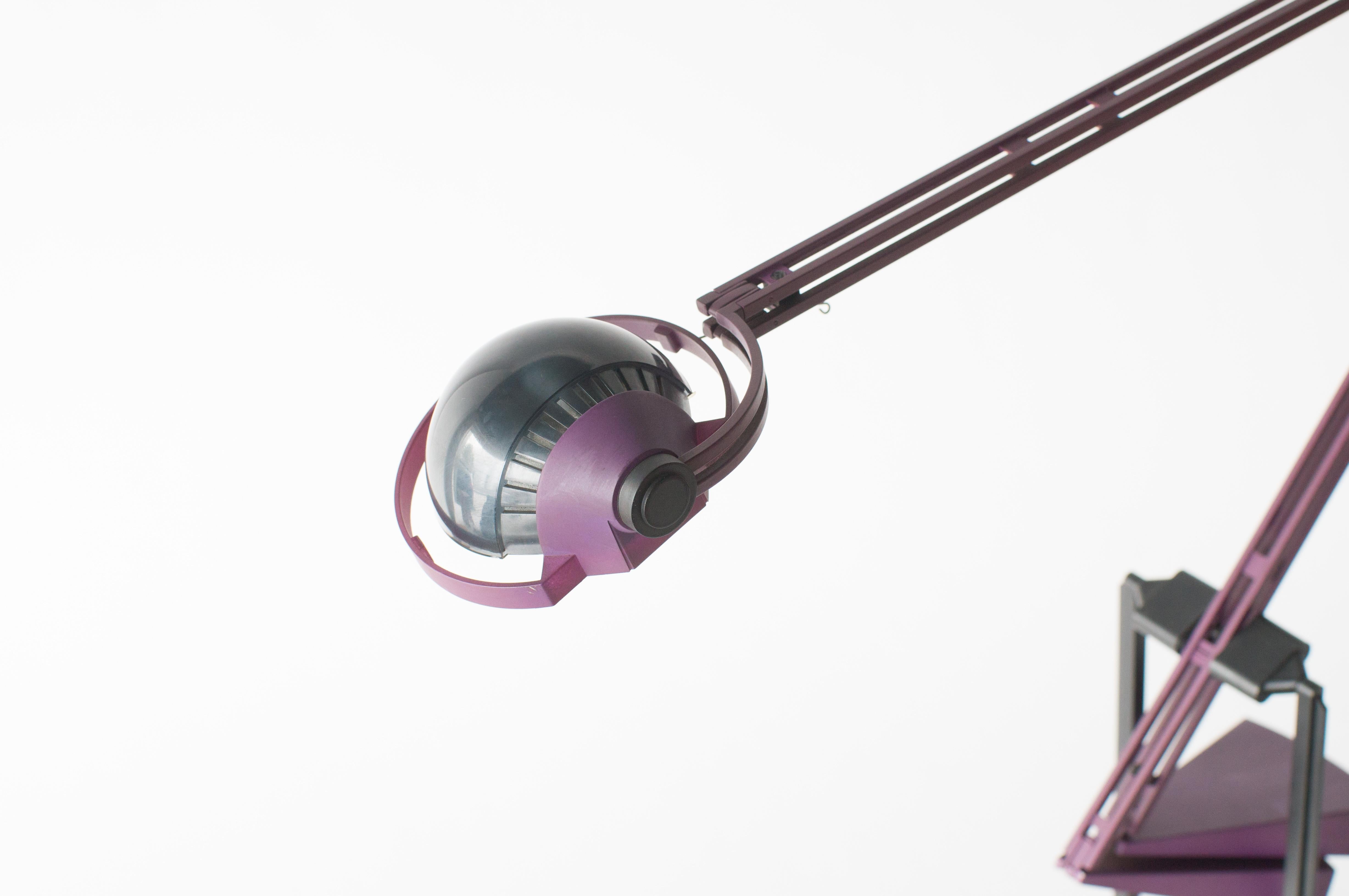 Post-Modern Arteluce Zoom 50 King and Miranda Desk Lamp 1980s Style Postmodern Minimal