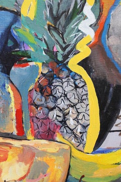 "Still Life with Pumpkin and Pineapple"