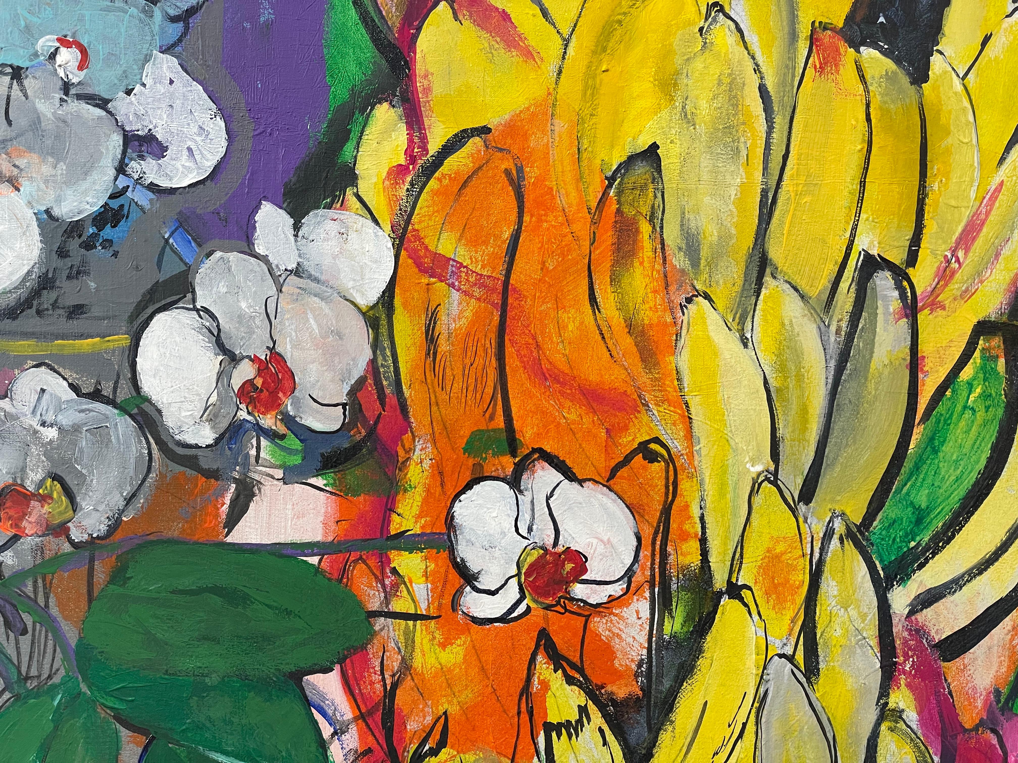 Orquídeas y plátanos - Painting Moderno de  Artem  Andreichuk