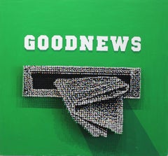 Good News - Original 3-Dimensional Screw Art