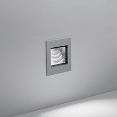 Artemide Aria Micro Outdoor Recessed Light in Gray by Massimo Sacconi