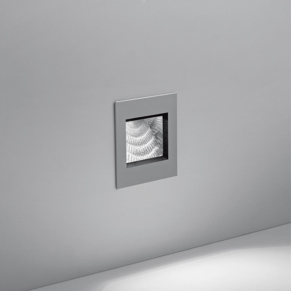 Aria is a modern wall recessed mounted luminaire with direct light emission from high-performance LEDs. Available in two sizes, in white or grey, Aria is a functional ambient light source when placed in any residential or commercial interior or