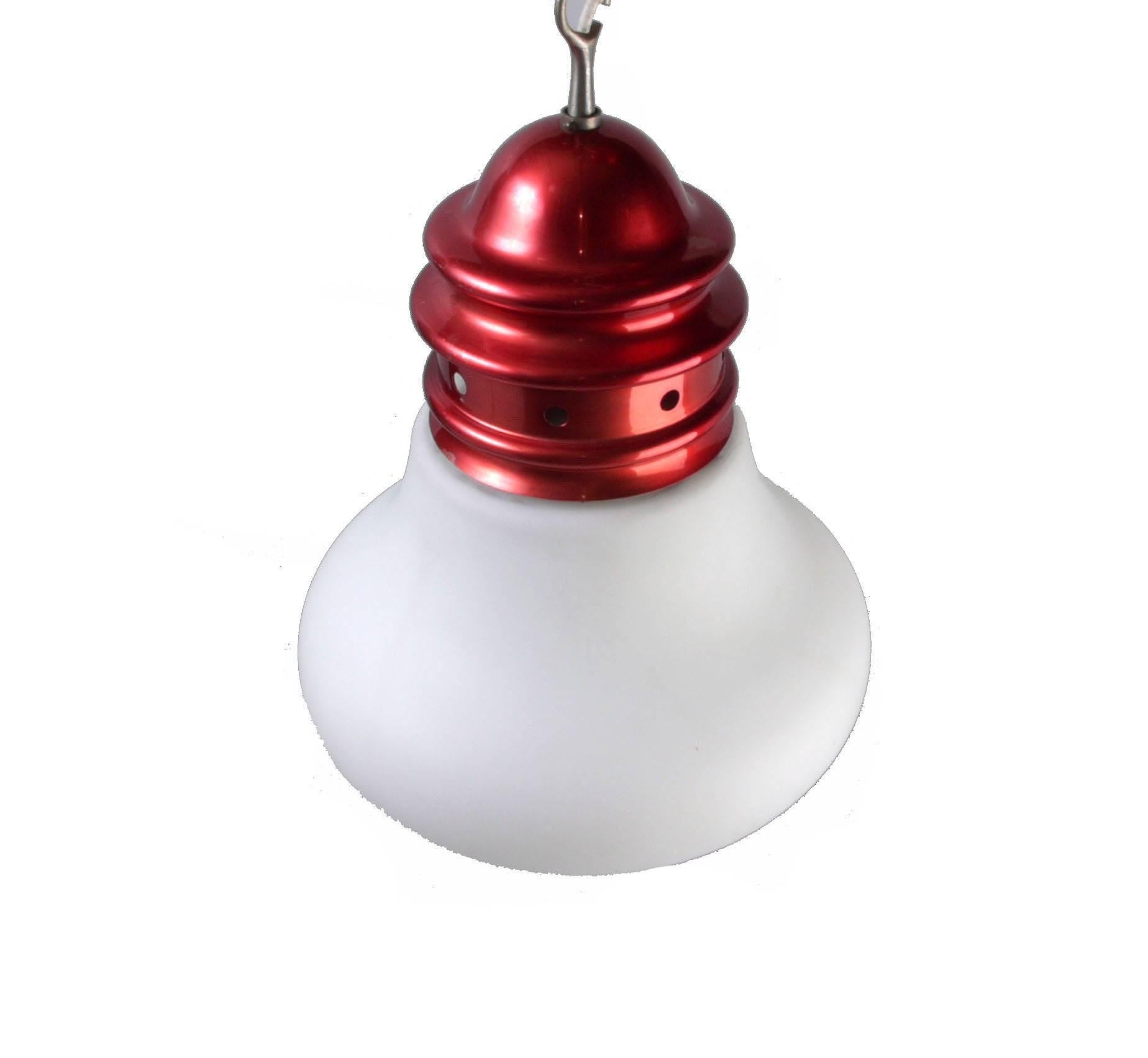 Mid-Century moderno Artemide Arianna Lampadario a sospensione Illuminazione moderna di metà secolo Piero Brombin in vendita