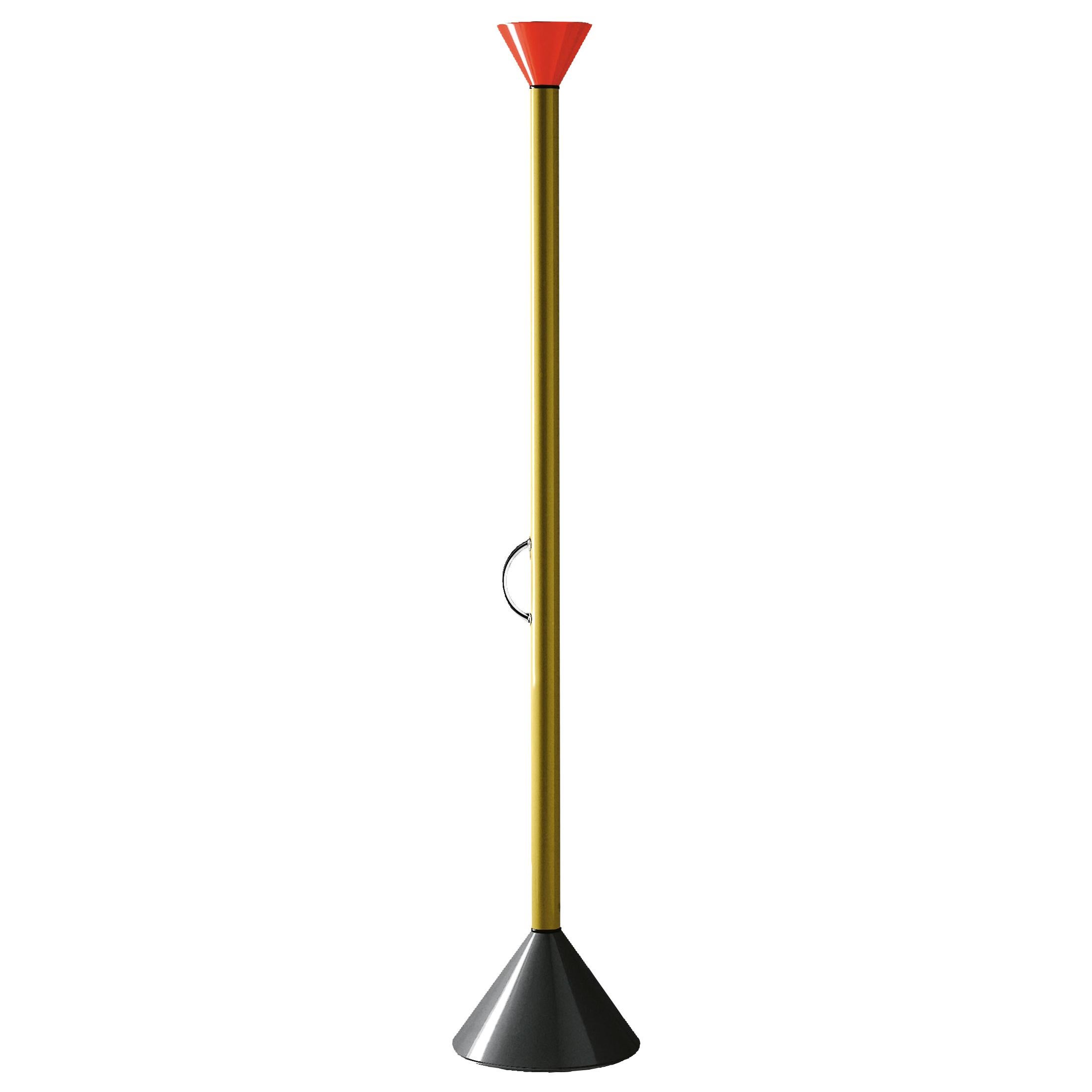 Artemide Callimaco LED Floor Lamp in Multi-Color by Ettore Sottsass