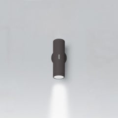 Artemide Calumet Eight Wall Light in Dark Gray by Ernesto Gismondi