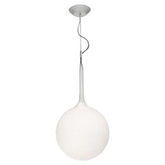 Artemide Castore 35 Suspension Light in White with Extension