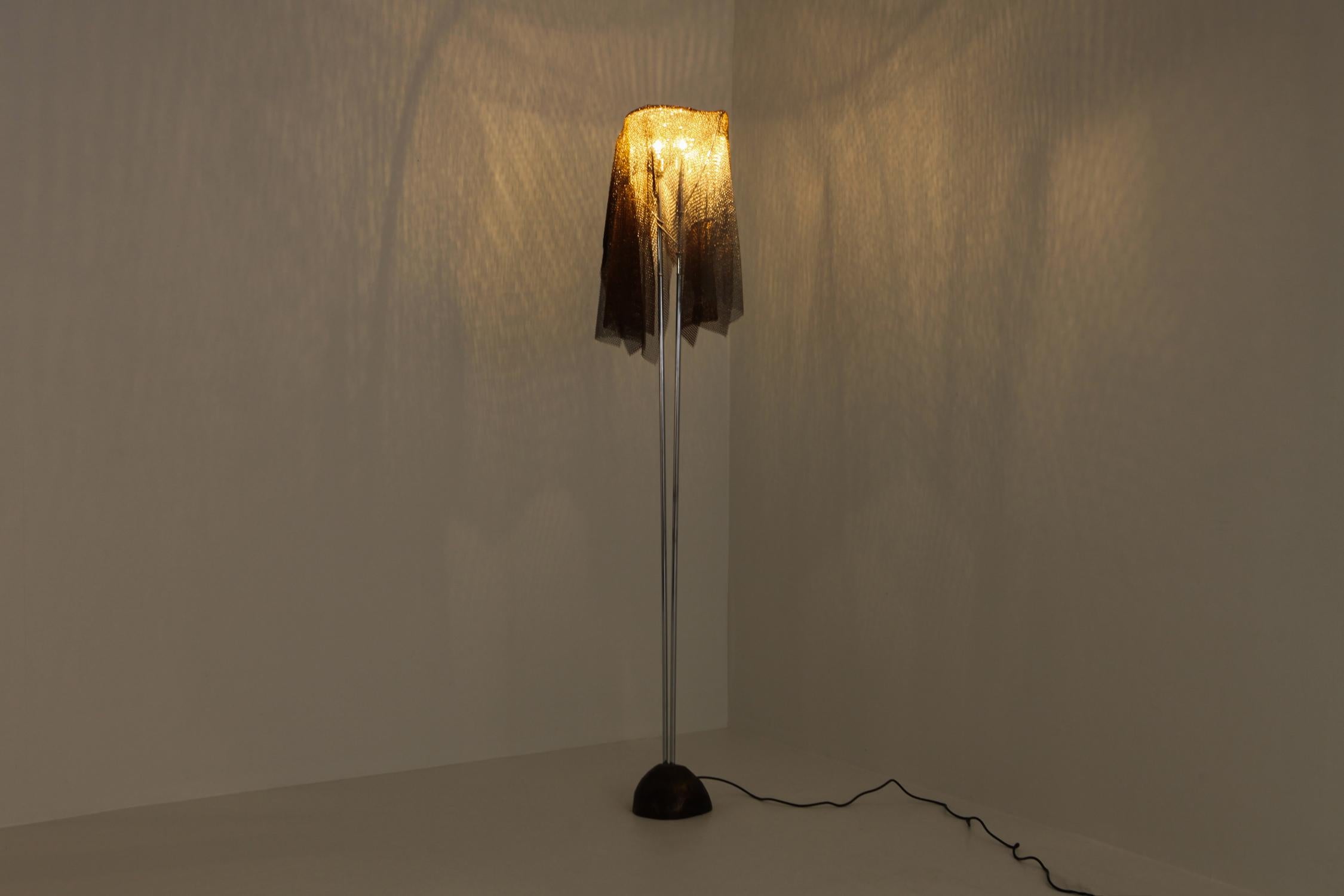 European Artemide Chain Mail Floor Lamp 