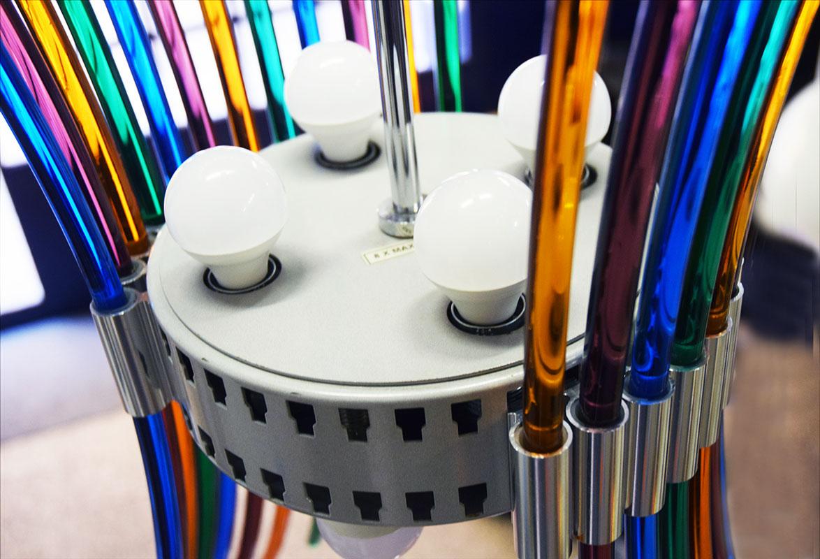 Araña Artemide Diseño Tamiri Roberto Pamio, años 70 en venta 5