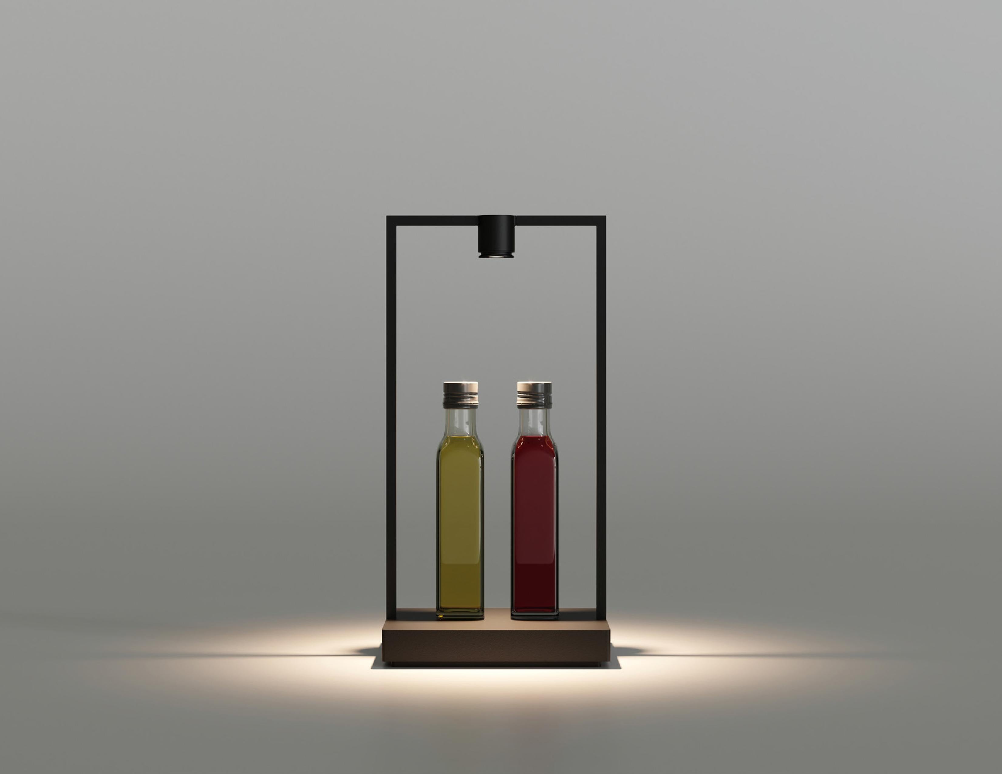Modern Artemide Curiosity 36 Table Lamp in Black by Davide Oppizzi For Sale