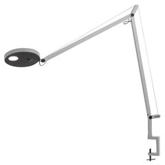 Artemide Demetra LED 27K Table Lamp in White with Clamp
