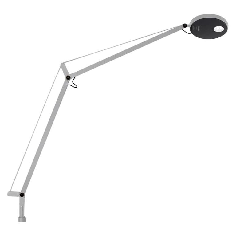 Artemide Demetra LED 27K Table Lamp in White with Desk Support For Sale